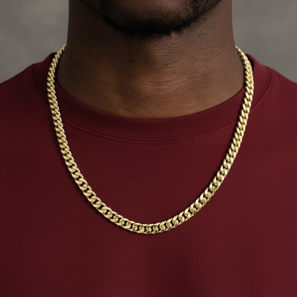 8mm Cuban Link Chain